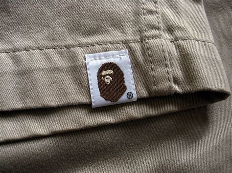 bape waist bag fake|bape clothing sleeve tags.